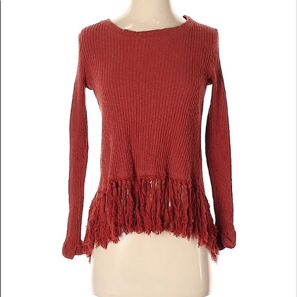Anthropologie Crimson Sweater: EUC - Picture 2 of 4